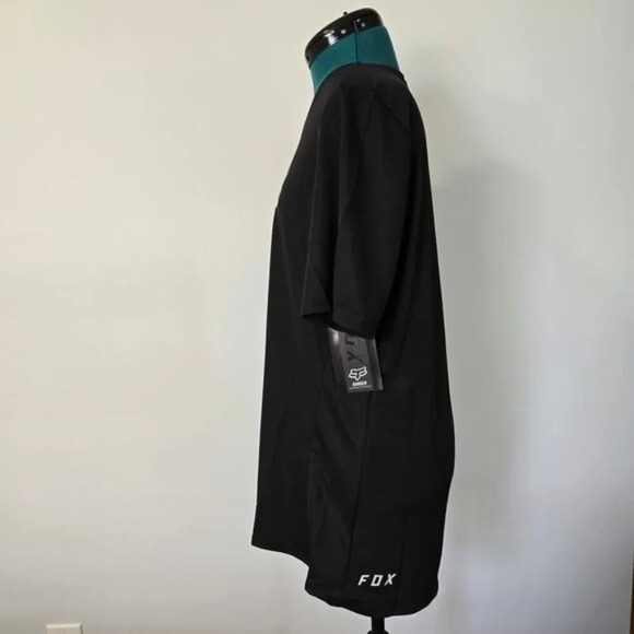 Fox Racing Ranger Short Sleeve Foxhead Jersey in Black - Size Extra Large - Picture 4 of 11